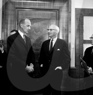 Peter Smithers zu Besuch bei Bundesrat Spühler, 1966