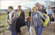 Passagiere des Flugzeug-Unglücks der Indonesian Airway, 1993