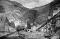 Livigno Stausee: Baustelle Punt dal Gall 1966