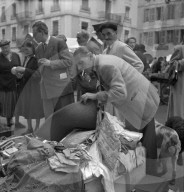 Flohmarkt in Genf; 1953