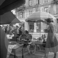 Flohmarkt in Genf; 1959