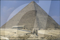 Sphinx vor Cheops Pyramide, 1986