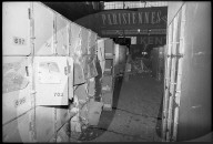 Bombenanschlag im Zürcher Hauptbahnhof; zerstörte Schliessfächer  1971