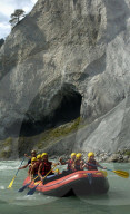 River Rafting auf dem Vorderrhein, 2004