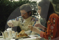 Jo Siffert und Ehefrau Simone, 1971