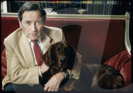 Beat Sigrist mit Hund Blacky, 1992