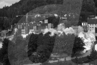 Sprengung des alten Konviktes, Chur 1970