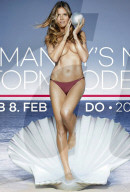 PEOPLE - Heidi Klum wirbt als Venus oben-ohne für die nächste Staffel von GNTM