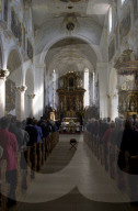 Gottesdienst in der Klosterkirche Mariastein, 2005