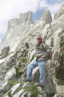 Josef Ritler am Grenzpass Drusator 1995