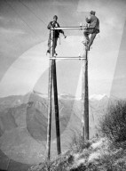 Schweizer Übermittlungssoldaten um 1940