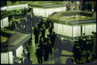 Bösenhändler im Börsenring, London 1986