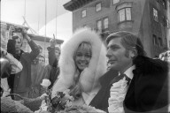 Gunter Sachs und Mirja Larrson heiraten in St. Moritz 1969