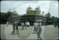 Strassenszene in Bombay, 1981