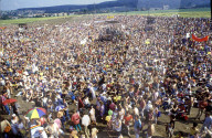 Demonstration gegen Kernkraftwerk Gösgen 1986