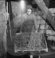 Schweiz 1943: Torf getränkt mit Altöl wird zu Ersatzbrennstoff "Torolit"