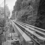Schupfgrabenbrücke, Abbruch vor Neubau; 1959