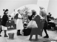 Kriegsflüchtlinge, Grenze Ramsen, 1945