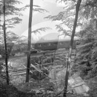 Abbruch vor Neubau,  Schupfgrabenbrücke; 1959