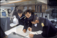 Russisches Segelschulschiff "Sedov"; Kommandobrücke 1990