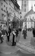 Studenten bei Fronleichnam-Prozession in Freiburg 1941