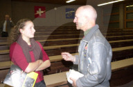Claude Nicollier mit Karin Forrer, 2004