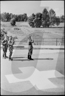 Rückkehr von Schweizer Kindern aus Frankreich bei Boncourt 1944