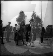 Rückkehr von Schweizer Kindern aus Frankreich bei Boncourt 1944