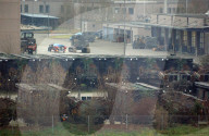 Wagenpark vor Zeughaus in Brugg, 2004 