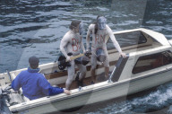 Gegendemonstration an Feier zur Eröffnung der neuen Kapellbrücke 1994