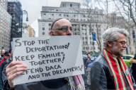 NEWS - New York: Tumult an Demo gegen Ausschaffung
