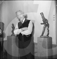 Bildhauer Wilhelm Lehmann in Bischofszell 1949