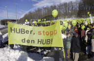 Protest gegen Südanflüge