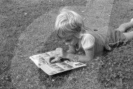 Bub beim Lesen, Zürich 1973