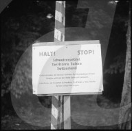 Grenze Jestetten bei Kriegsende 1945
