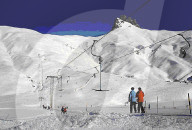 Skigebiet Engstligenalp oberhalb Adelboden