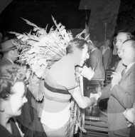 Empfang Ferdi Küblers in Adliswil nach dem WM-Titel 1951