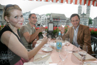 Katja Richard, Roberto Zimmermann und Alexander Graf von Schönburg, 2005