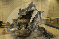 Überreste vom Crossair-Absturz bei Bassersdorf von 2001