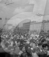 Schweizer am Weltjugendfestival in Moskau, 1957