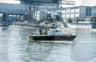 Zollboot auf dem Rhein, Frachtkontrolle