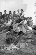 Tibeter Flüchtlinge aus Waldstatt auf dem Rütli 1964