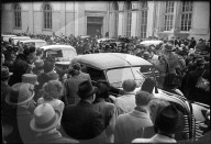 WK 2: Wirtschaftsdelegation der Alliierten, Ankunft in Bern, 1945