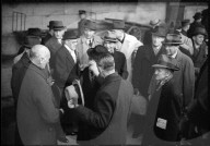 WK 2: Wirtschaftsdelegation der Alliierten, Ankunft in Bern, 1945