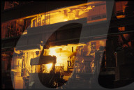 Stahlgewinnung aus Schrott in Stahlwerk 1982