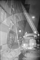 Brand in der Basler Altstadt 1971