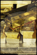 Goldgiesserei Argor; Goldbarren mit Prägung 1987