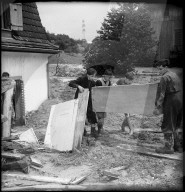 Schmerikon, Schlammlawine nach starken Regenfällen; 1953