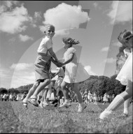 Solennität in Burgdorf 1951; Tanzvorführung von Kindern