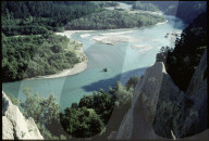 Flusslandschaft bei Bonaduz, 1985
